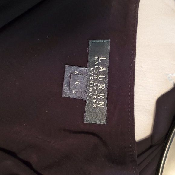 Black with Rhinestone Accent Dress - Picture 8 of 12